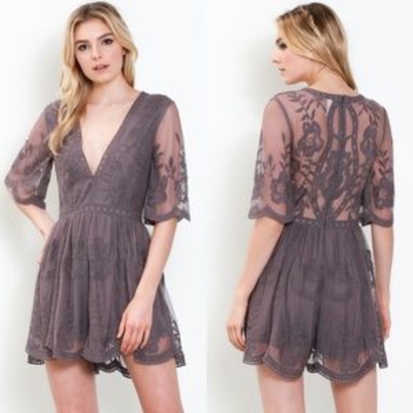 Pants - 'City Lights' Romper - Midnight